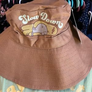 Pusheen Sloth Bucket Hat NWT